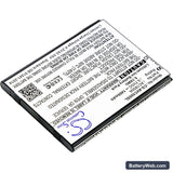 Archos 50c Neon Replacement Battery, 3.7V, 1400mAh, Li-ion 2
