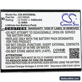 Archos 50c Neon Replacement Battery, 3.7V, 1400mAh, Li-ion 3