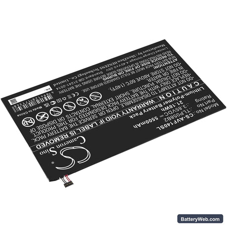 Vodafone Tab Prime 7 Replacement Battery, 3.85V, 5500mAh, Li-Polymer 2