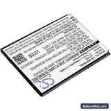 Archos 50F NEON Replacement Battery, 3.7V, 1000mAh, Li-ion 2