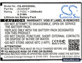 Archos A55 Helium Replacement Battery, 3.7V, 2300mAh, Li-ion 5