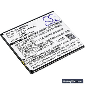 Archos 50e Neon Replacement Battery, 3.7V, 1700mAh, Li-ion 1