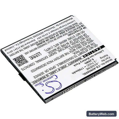 Archos 50e Neon Replacement Battery, 3.7V, 1700mAh, Li-ion 2
