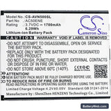 Archos 50e Neon Replacement Battery, 3.7V, 1700mAh, Li-ion 3