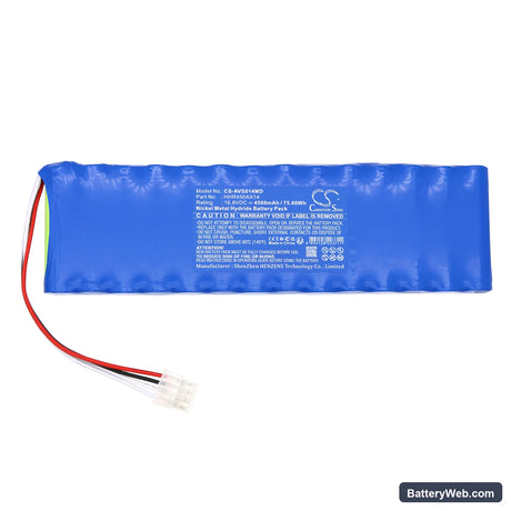 Viasys Healthcare Acutronic Bird Fabian Ventilator Replacement Battery, 16.8V, 4500mAh, Ni-MH 3