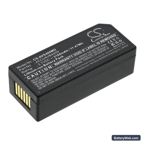 Accuvein AV400 Replacement Battery, 3.7V, 3100mAh, Li-ion 1