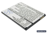 Highscreen B2000 Prime Replacement Battery, 3.7V, 1800mAh, Li-ion 2