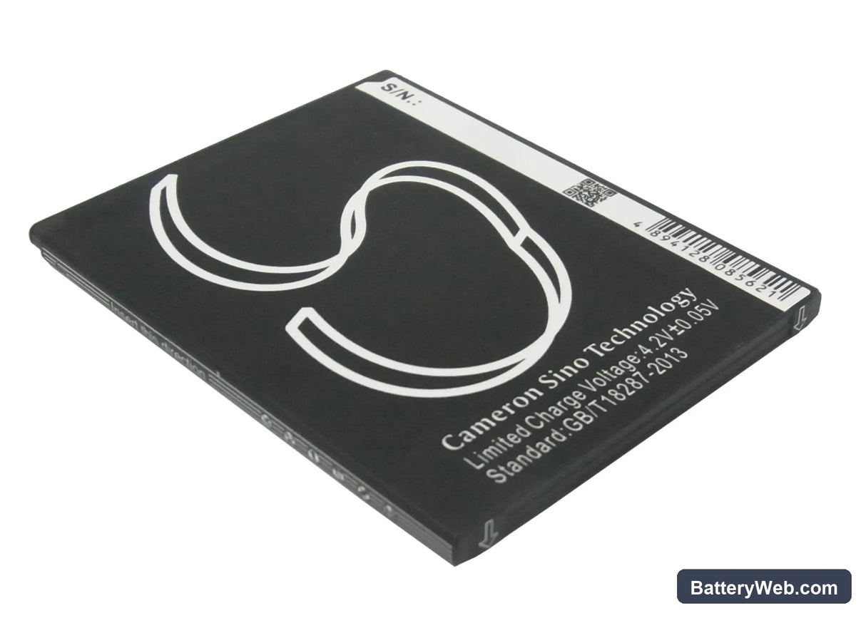 Highscreen B2000 Prime Replacement Battery, 3.7V, 1800mAh, Li-ion 3
