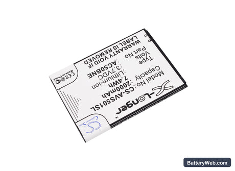 Archos Neon 50b Replacement Battery, 3.7V, 2000mAh, Li-ion 2