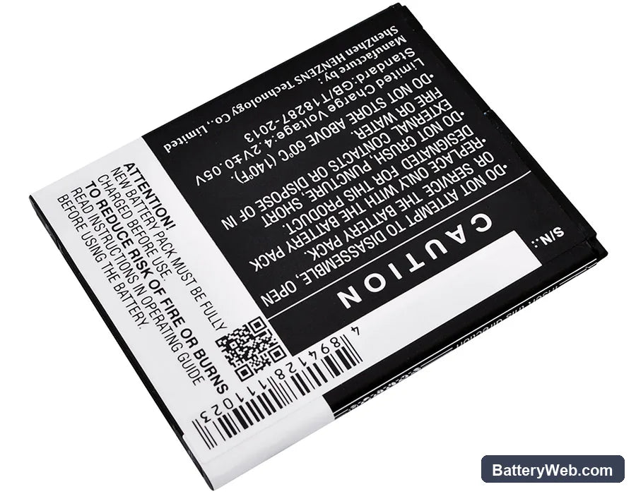Archos 50b Platinum Replacement Battery, 3.7V, 1900mAh, Li-ion 3