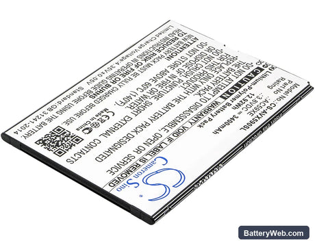 Archos 59 Xenon Replacement Battery, 3.8V, 3400mAh, Li-Polymer 2