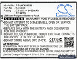 Archos 59 Xenon Replacement Battery, 3.8V, 3400mAh, Li-Polymer 5