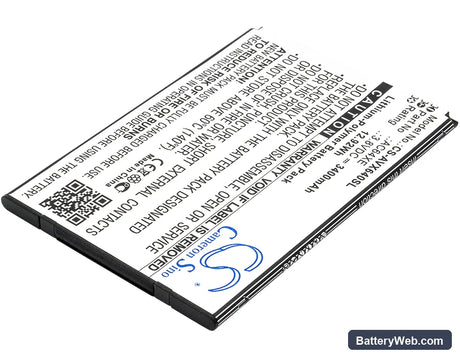 Archos 64 Xenon Replacement Battery, 3.8V, 3400mAh, Li-Polymer 2