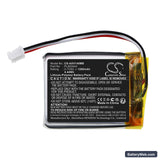 Axvue Video Monitor 140 Replacement Battery, 3.7V, 1200mAh, Li-Polymer 3