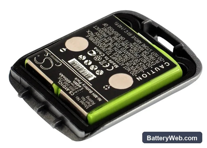 Funkwerk FC1 Replacement Battery, 2.4V, 600mAh, Ni-MH 2