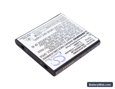 Ascom Myco Replacement Battery, 3.7V, 1750mAh, Li-ion 2