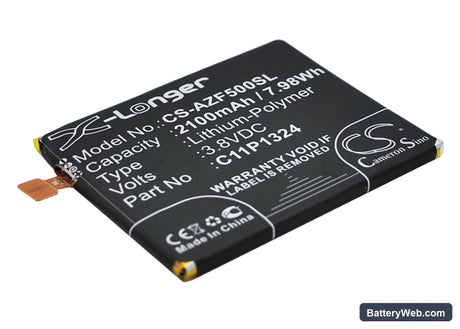 Asus ZenFone 5 Replacement Battery, 3.8V, 2100mAh, Li-Polymer 1