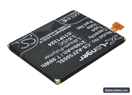 Asus ZenFone 5 Replacement Battery, 3.8V, 2100mAh, Li-Polymer 2