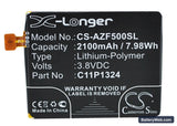 Asus ZenFone 5 Replacement Battery, 3.8V, 2100mAh, Li-Polymer 4