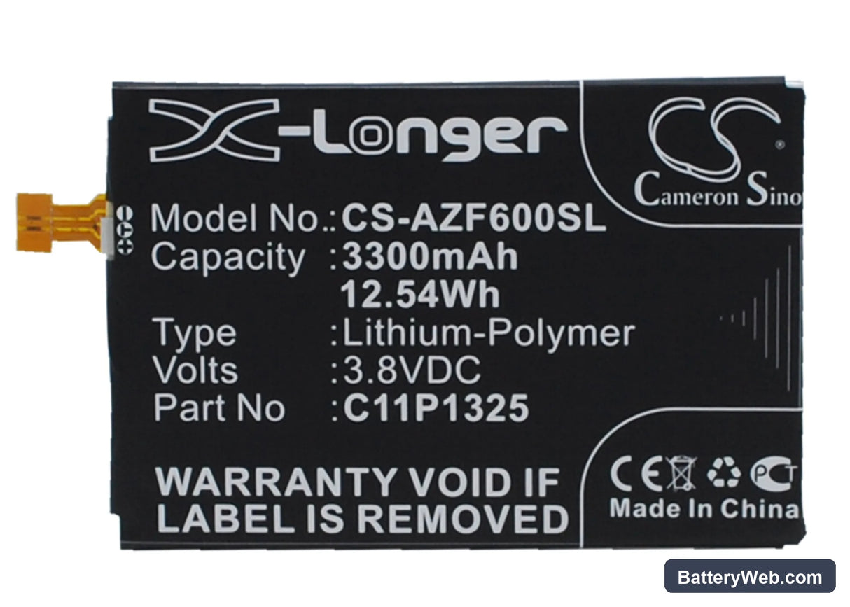Asus ZenFone 6 Replacement Battery, 3.8V, 3300mAh, Li-Polymer 1