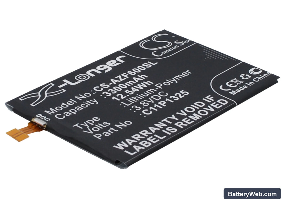Asus ZenFone 6 Replacement Battery, 3.8V, 3300mAh, Li-Polymer 2