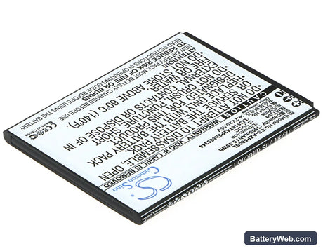 ZTE Blade GF3 Replacement Battery, 3.7V, 1500mAh, Li-ion 2