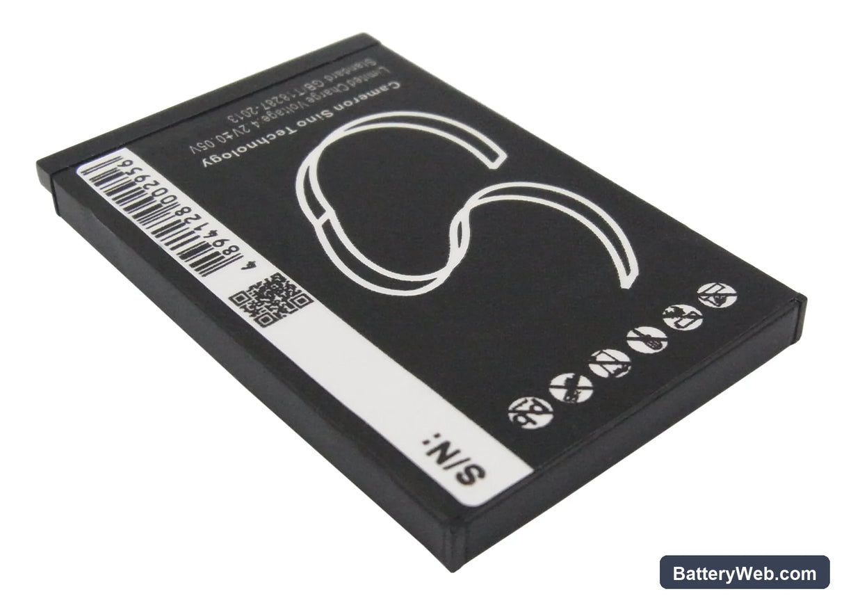 Creative Zen Micro Replacement Battery, 3.7V, 780mAh, Li-ion 3