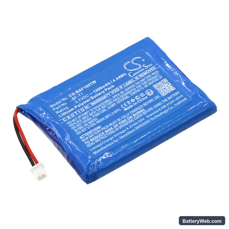 Baofeng T1 Replacement Battery, 3.7V, 1200mAh, Li-Polymer 1