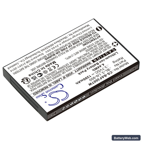 Baofeng UV3R Replacement Battery, 3.7V, 1200mAh, Li-ion 2