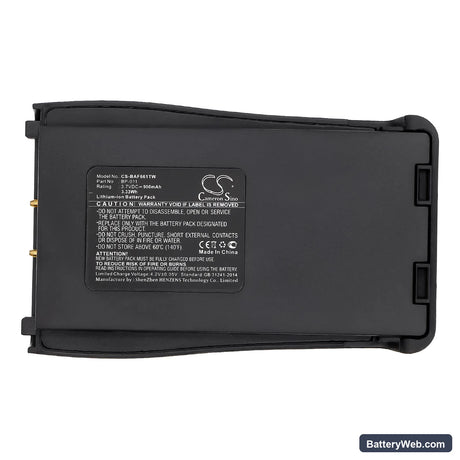 Retevis H777 Replacement Battery, 3.7V, 900mAh, Li-ion 5
