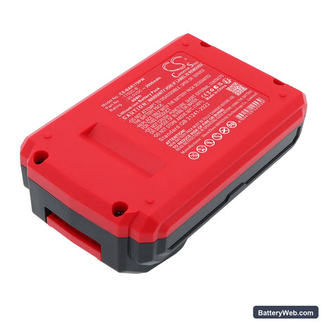 Bauer 20V Brushless Cordless Replacement Battery, 20.0V, 2000mAh, Li-ion 3