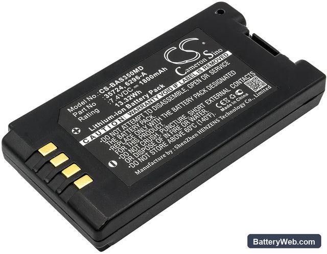Baxter Healthcare Sigma Spectrum Infusion Pumps Replacement Battery, 7.4V, 1800mAh, Li-ion 1