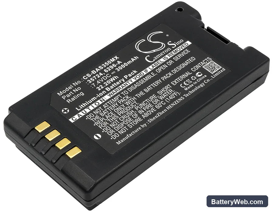 Baxter Healthcare Sigma Spectrum Infusion Pumps Replacement Battery, 7.4V, 3000mAh, Li-ion 1