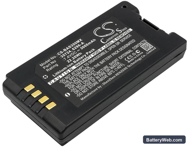 Baxter Healthcare Sigma Spectrum Infusion Pumps Replacement Battery, 7.4V, 3000mAh, Li-ion 1