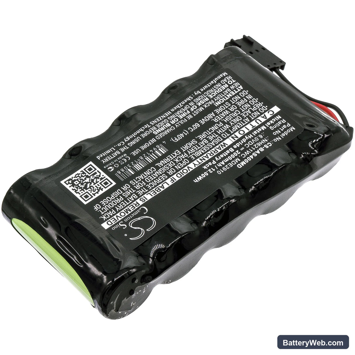 Baxter Healthcare AS40 Replacement Battery, 6V, 2000mAh, Ni-MH 2