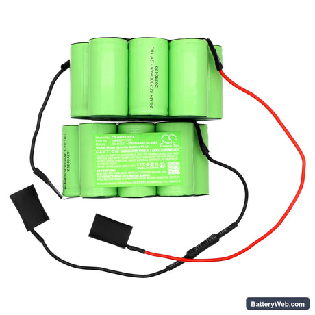 Bosch BBH22042 Replacement Battery, 20.4V, 2000mAh, Ni-MH 3