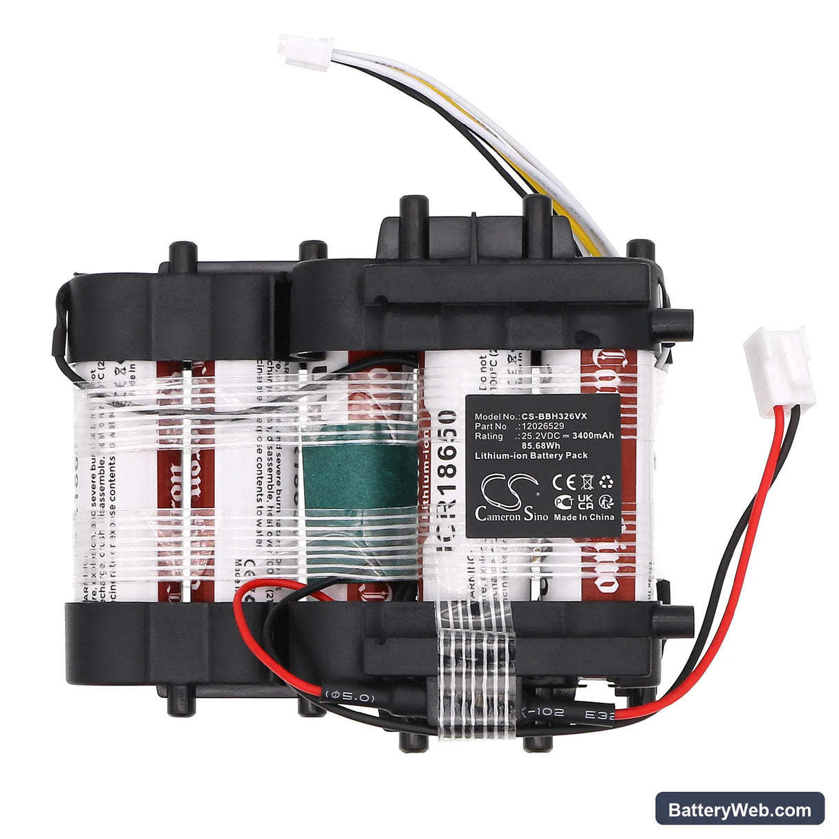 Bosch BBH3PETGB/01 Replacement Battery, 25.2V, 3400mAh, Li-ion 3