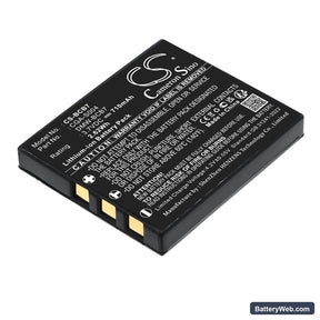 Panasonic Lumix DMC-FX2 Replacement Battery, 3.7V, 710mAh, Li-ion 1