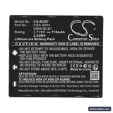 Panasonic Lumix DMC-FX2 Replacement Battery, 3.7V, 710mAh, Li-ion 5