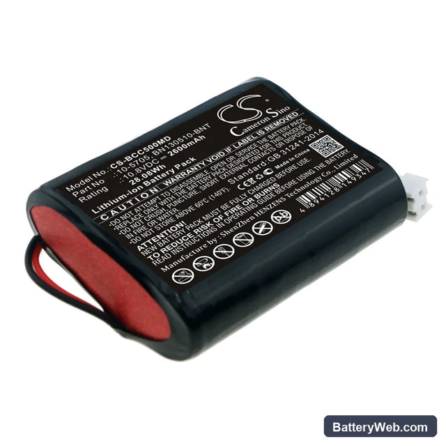 Bionet Compact 5 Replacement Battery, 10.8V, 2600mAh, Li-ion 1