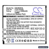 Ricoh Caplio R8 Replacement Battery, 3.7V, 1050mAh, Li-ion 3