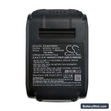 Bostitch BCF28WWB Replacement Battery, 20V, 5000mAh, Li-ion 6