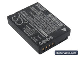 Leica V-Lux 20 Replacement Battery, 3.7V, 890mAh, Li-ion 1