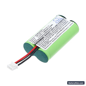Shure DIS digital IR receivers Replacement Battery, 2.4V, 1800mAh, Ni-MH 1
