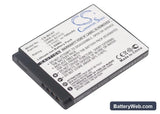 Panasonic Lumix  DMC-FP1 Replacement Battery, 3.7V, 690mAh, Li-ion 1