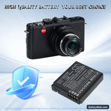Leica D-LUX5 Replacement Battery, 3.7V, 850mAh, Li-ion 6