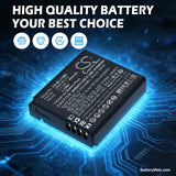 Leica D-LUX5 Replacement Battery, 3.7V, 850mAh, Li-ion 7