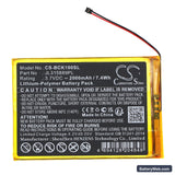 Bookeen CYBFT1F-BK Replacement Battery, 3.7V, 2000mAh, Li-Polymer 3