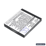 Panasonic Lumix DMC-S3 Replacement Battery, 3.7V, 700mAh, Li-ion 2
