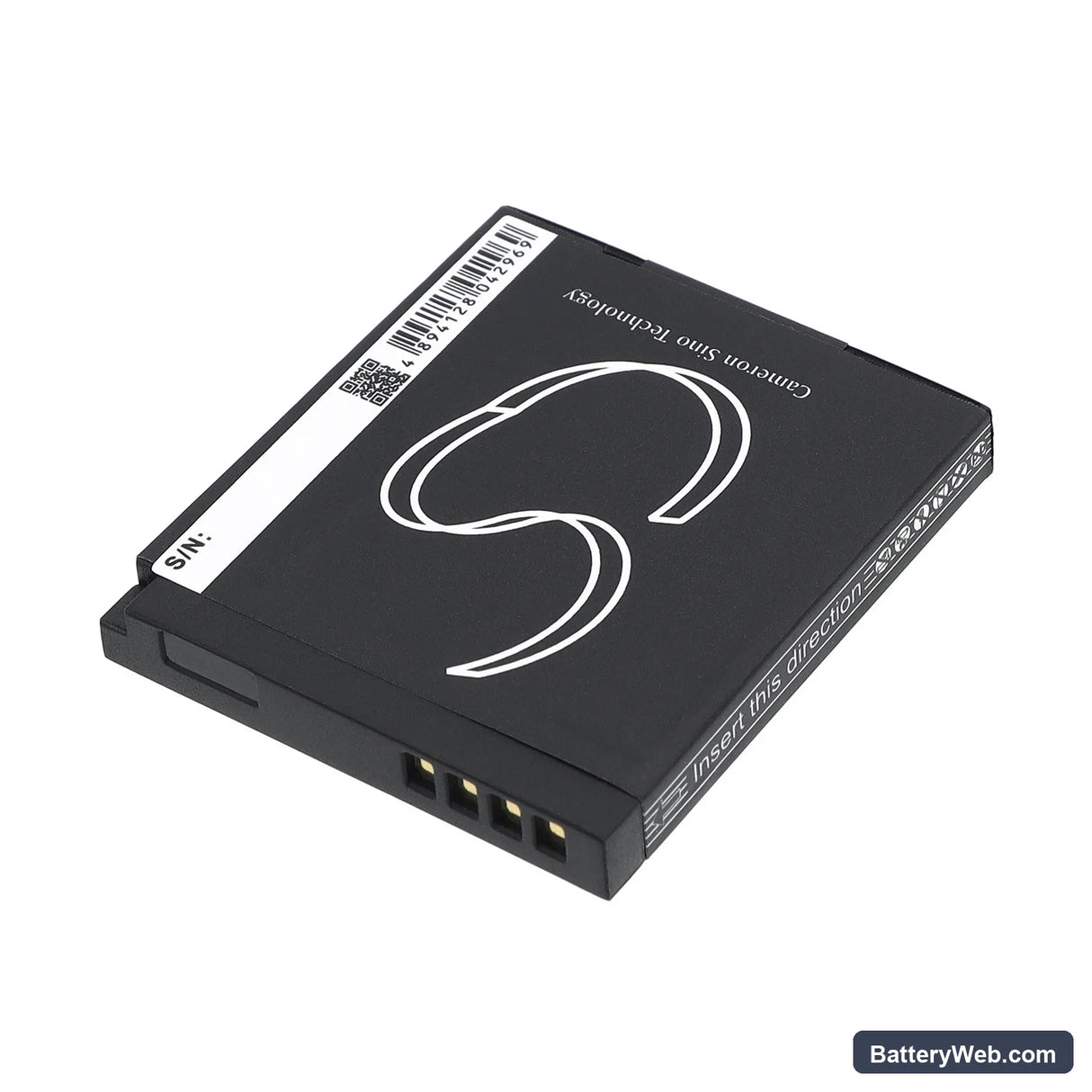 Panasonic Lumix DMC-S3 Replacement Battery, 3.7V, 700mAh, Li-ion 3